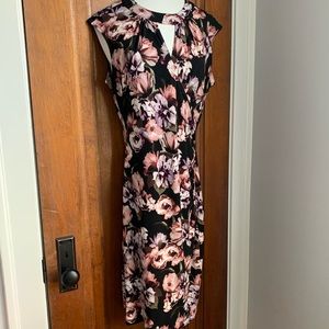 Caché Brand Floral Wrap Dress NWT
